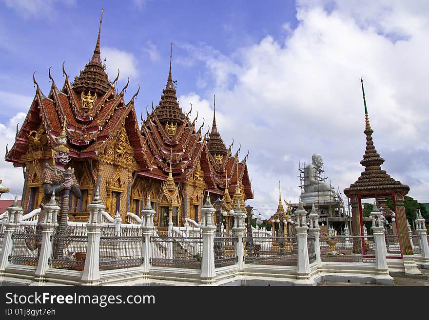 Traditional Thai style architecture in south of Thailand