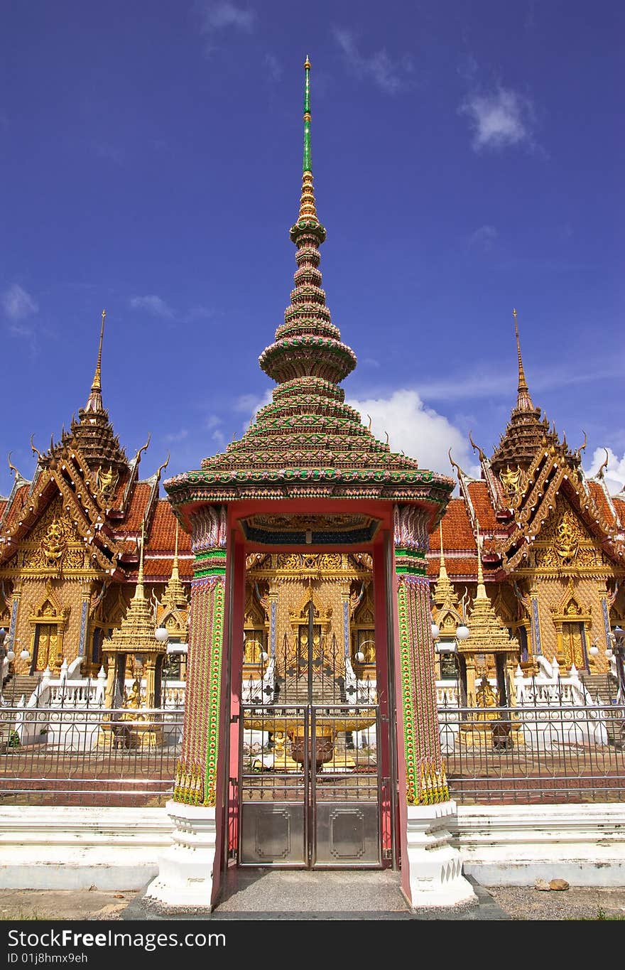 Traditional Thai style architecture in south of Thailand