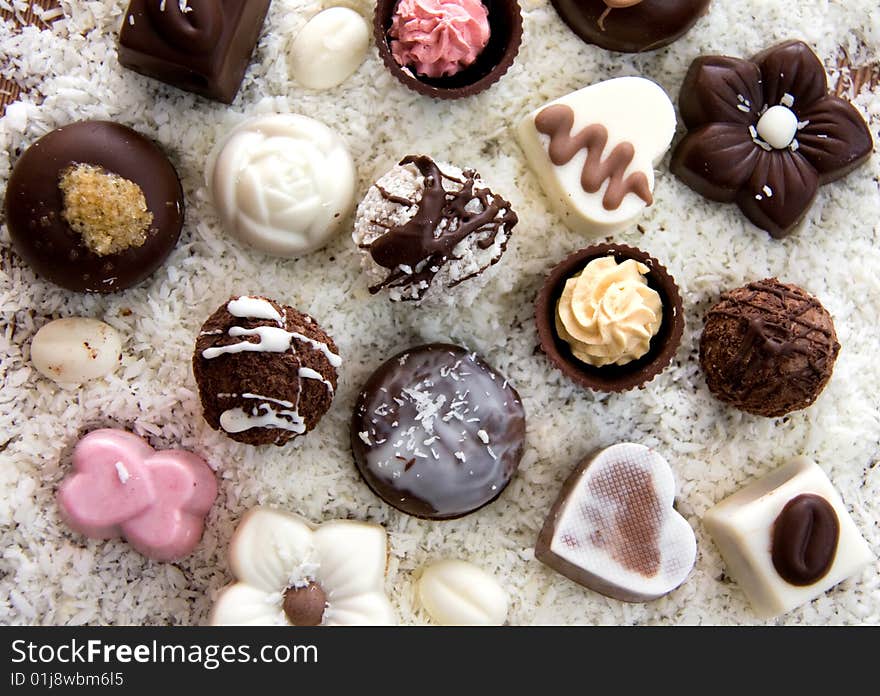 Various Chocolate Candies