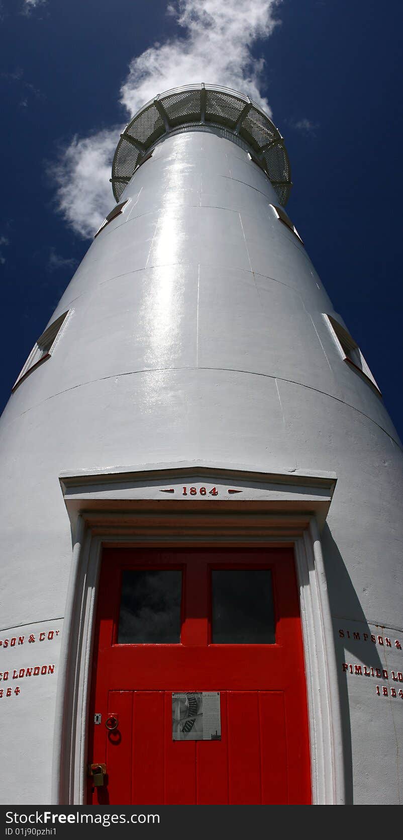 Lighthouse at Tiri Tiri Matangi Island, New Zealand. Lighthouse at Tiri Tiri Matangi Island, New Zealand.