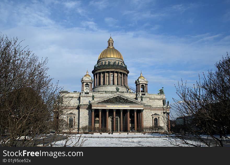 Isaakievsky cathedral in Saint Petersburg