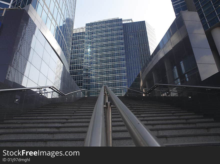 A photo of modern industrial building