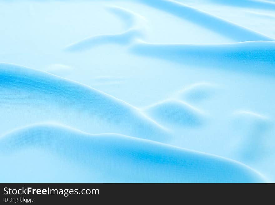Photo of blue silk texture