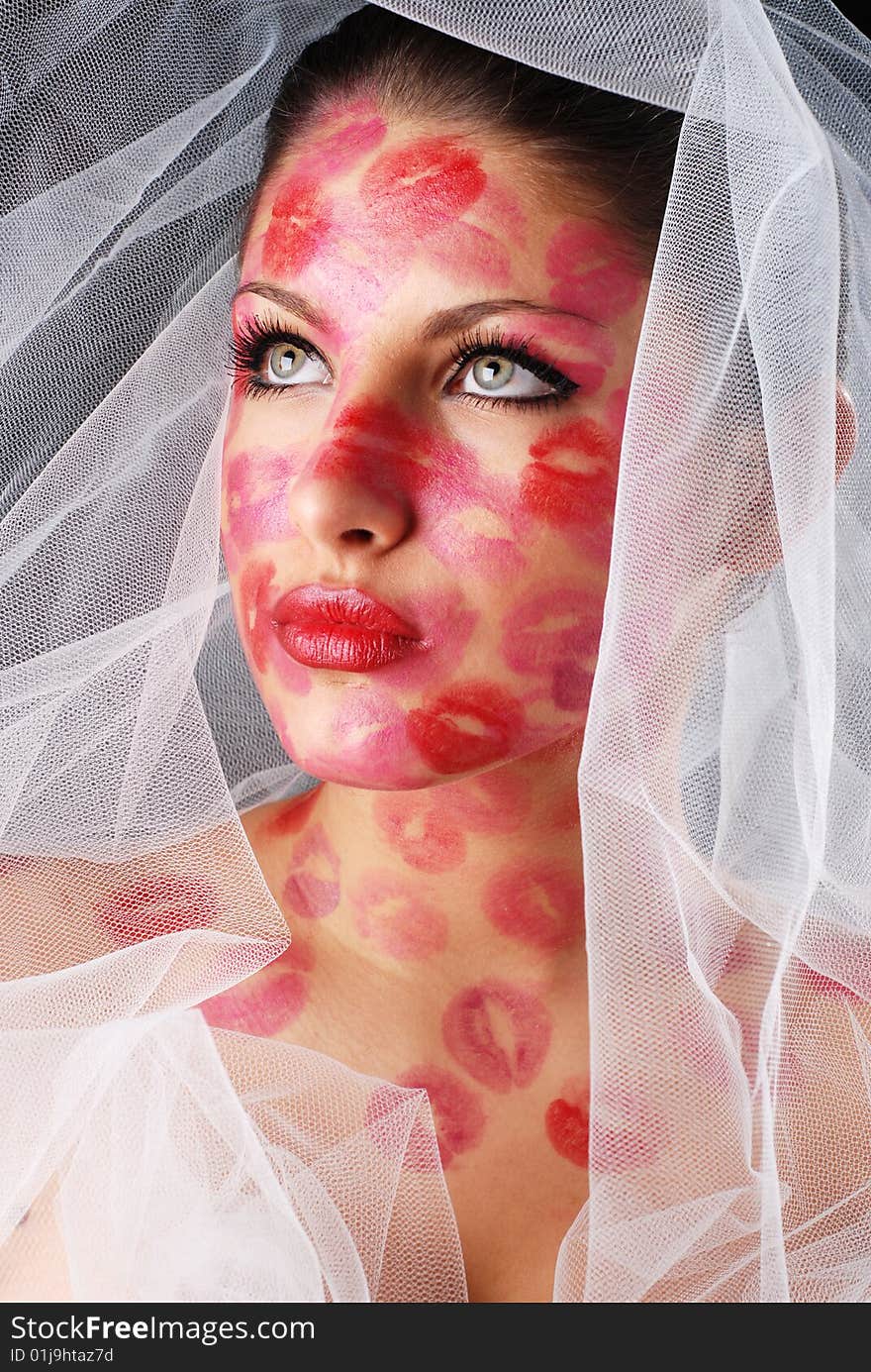 Woman and veil