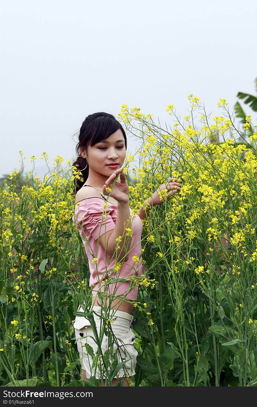 A young asian girls dressed in beautiful fashion. A young asian girls dressed in beautiful fashion