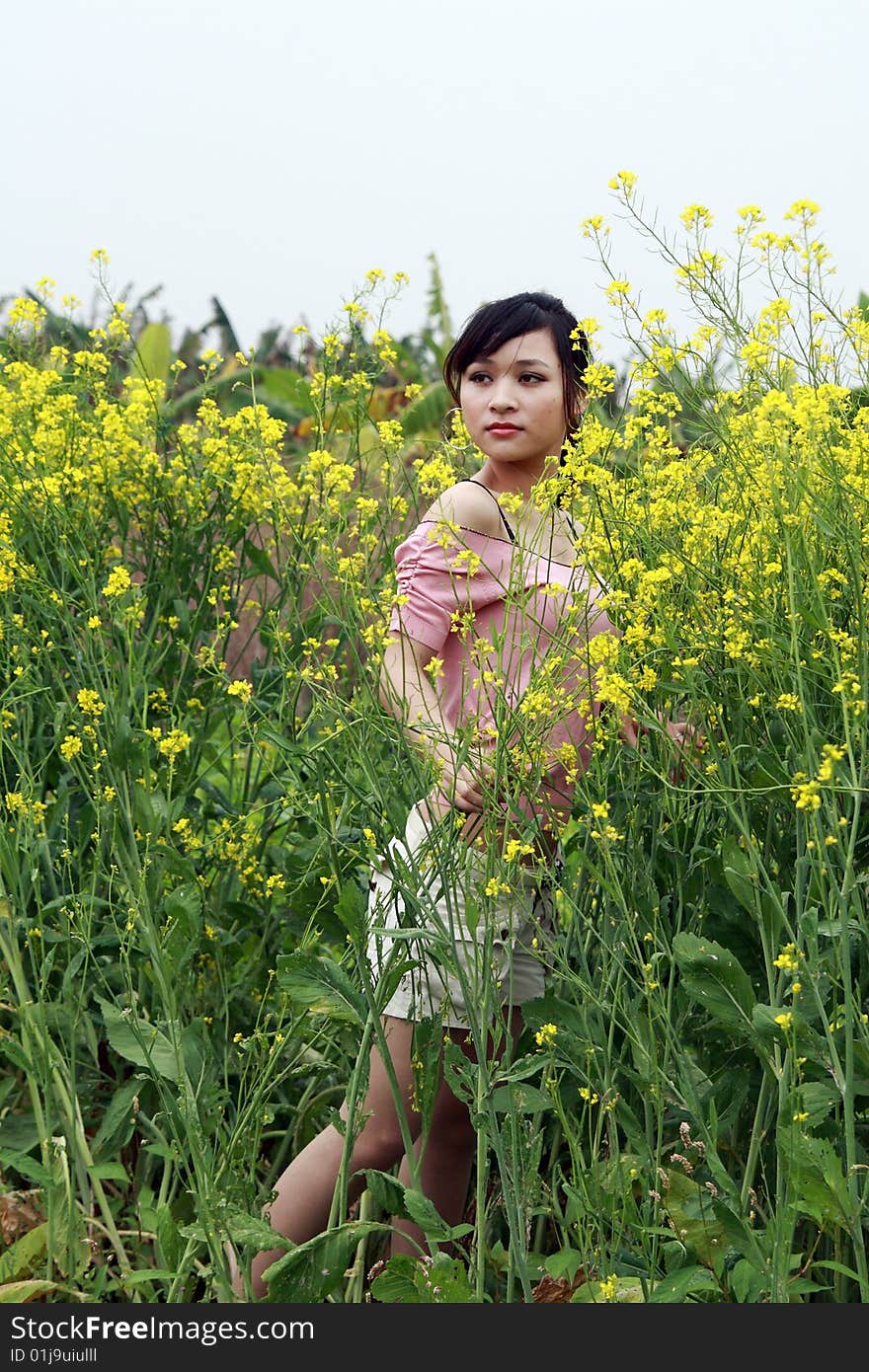 A young asian girls dressed in beautiful fashion. A young asian girls dressed in beautiful fashion