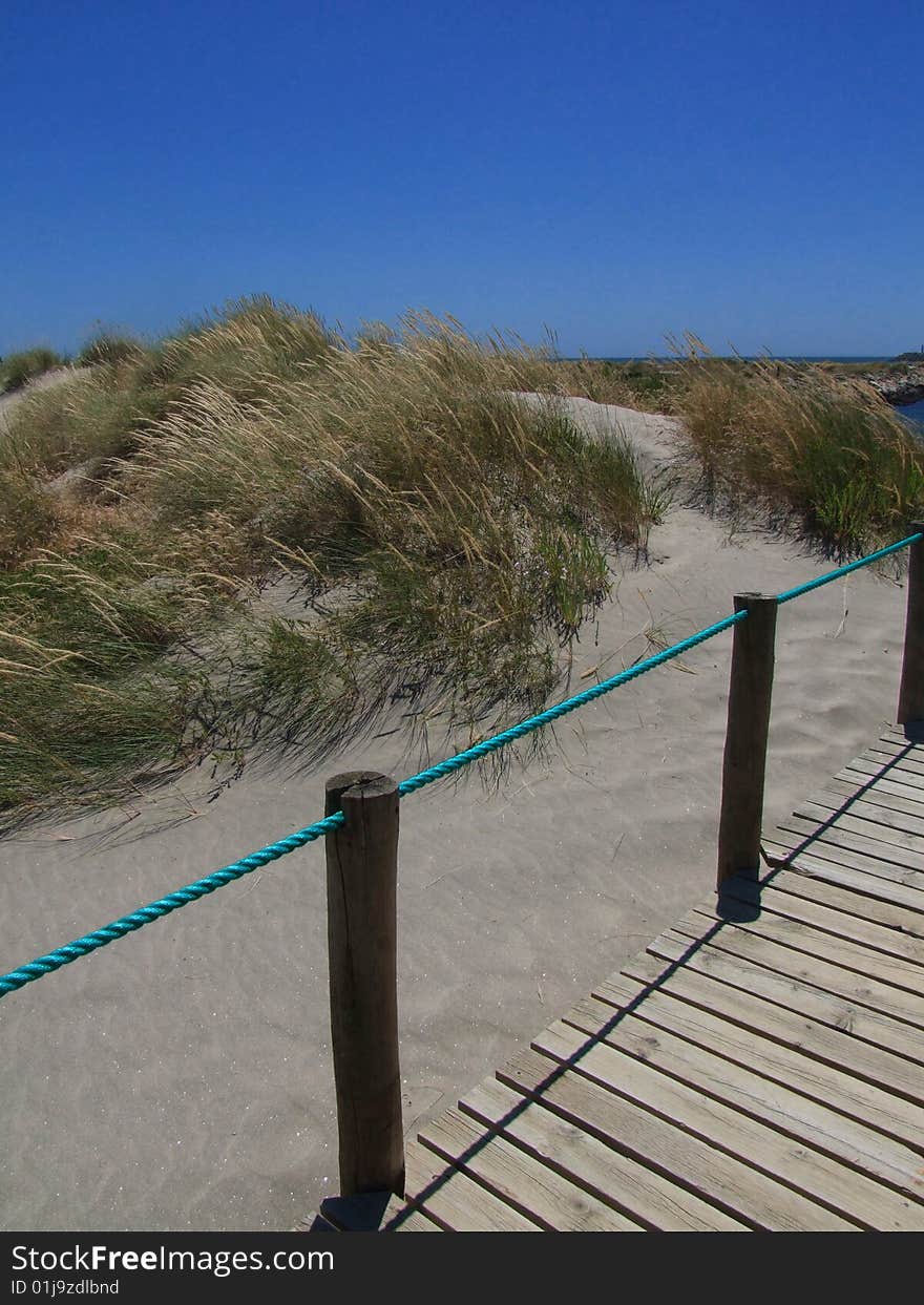 Beach walkway