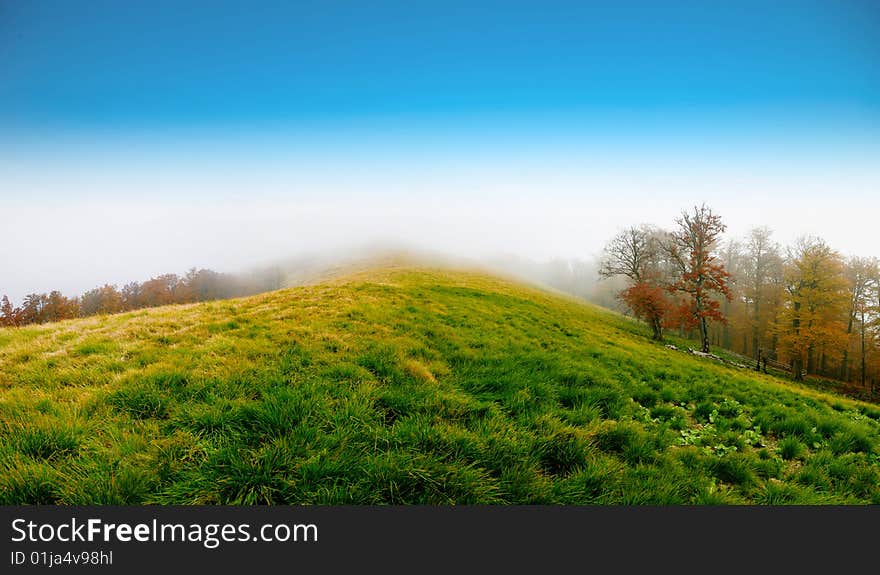 Stock photo: an image of autumn landscape