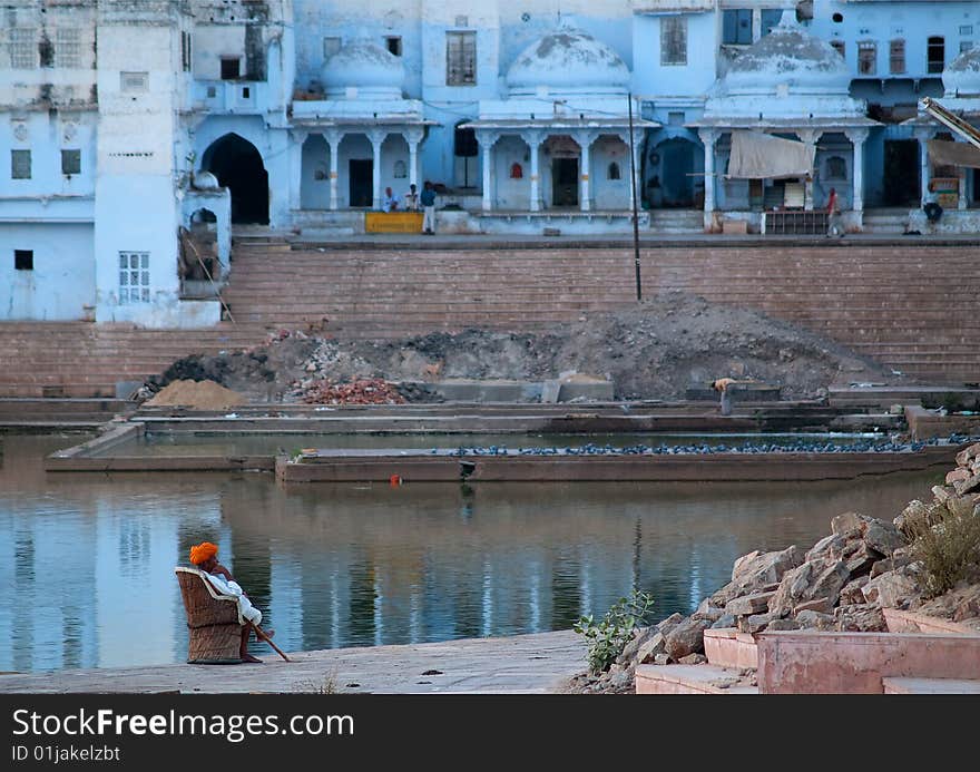 View of the City of Pushkar