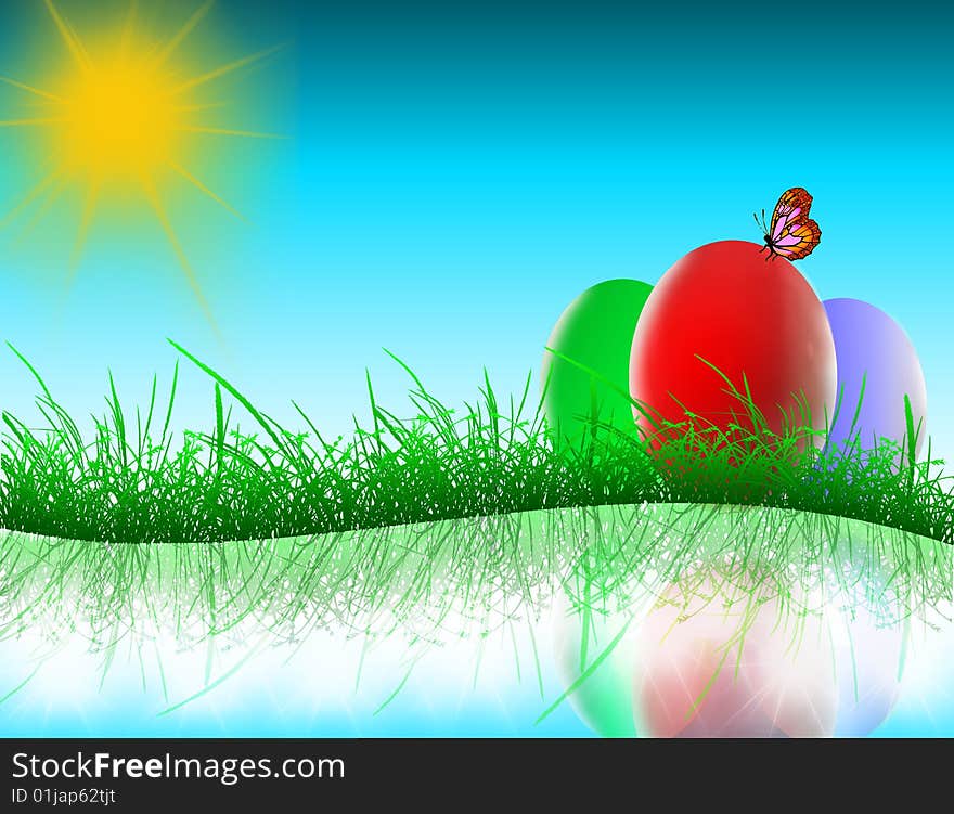 A background for easter day. A background for easter day