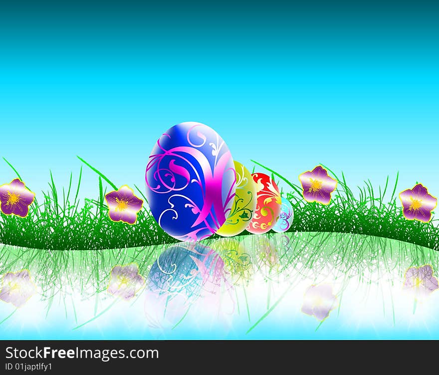 A background for easter day. A background for easter day