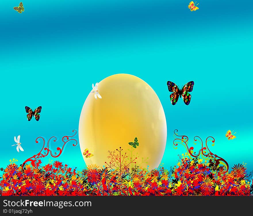 A background for easter day. A background for easter day