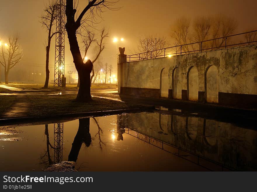 Evening after a rain. Ukraine, Novovolynsk. Evening after a rain. Ukraine, Novovolynsk