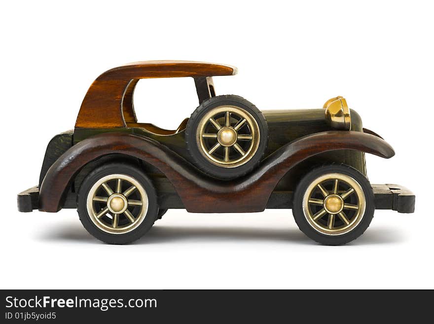 Wooden toy car