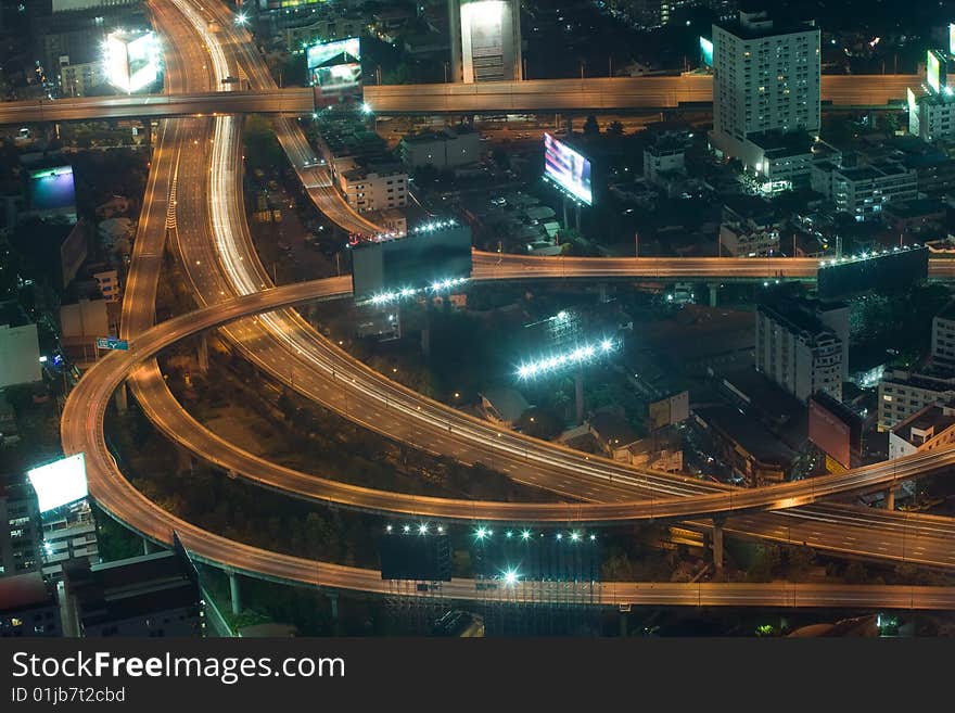 Night Lights In Bangkok