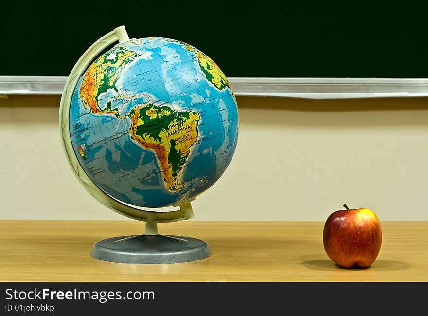 Globe And Apple