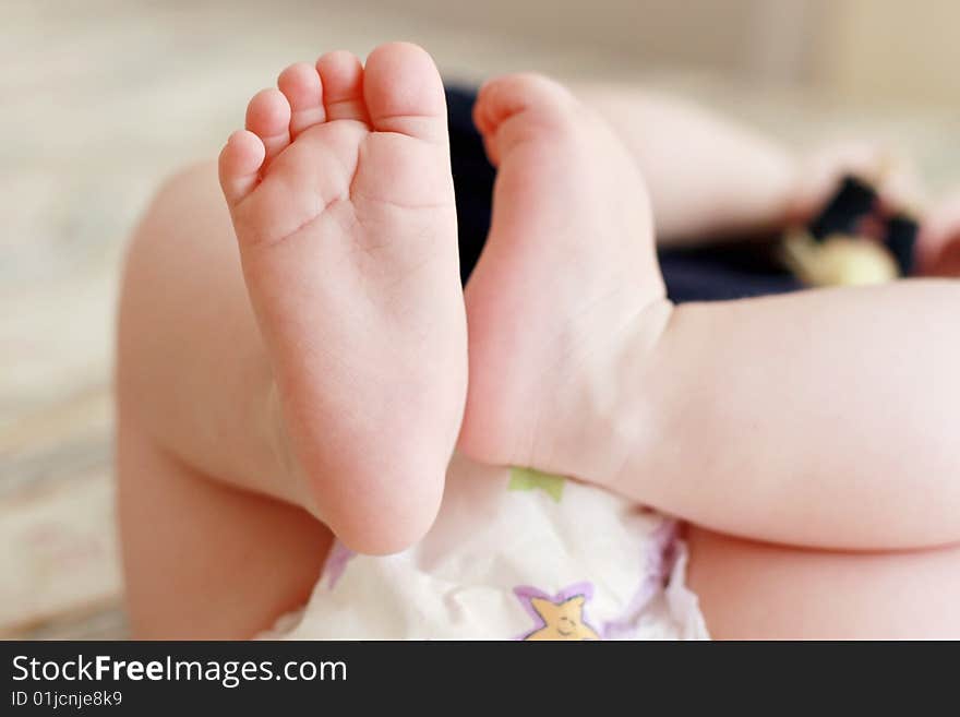 Picture of cute baby feet