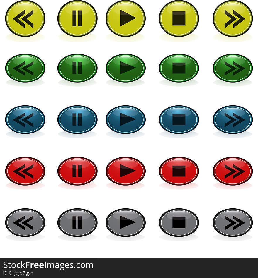 Computer generated buttons