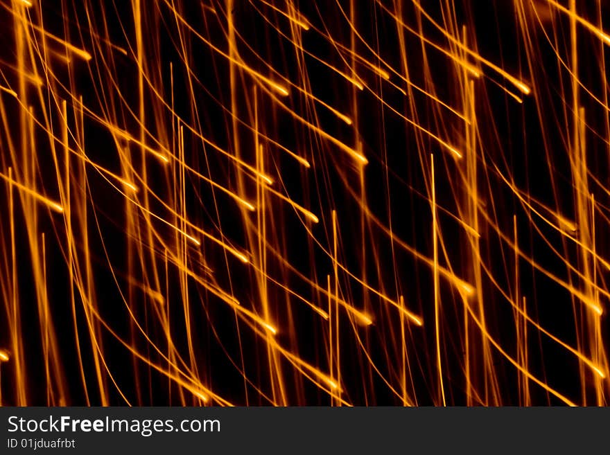 Background series: abstract picture many lights over black