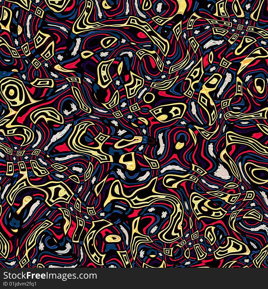 Swirling Native Pattern