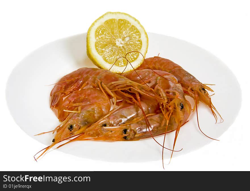 Shrimps With Lemon