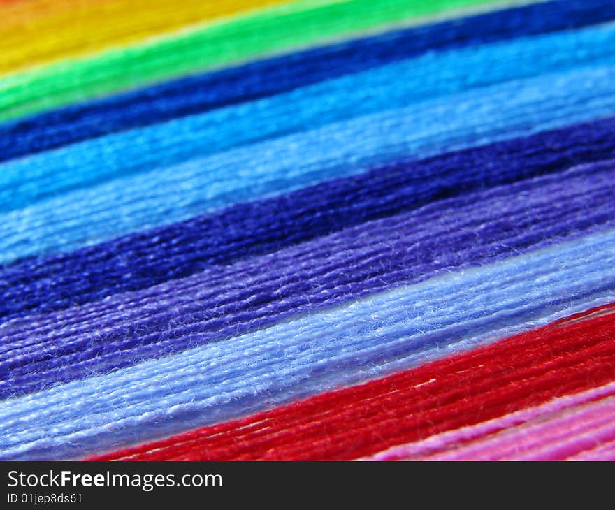 Shallow DOF abstract color threads background. Shallow DOF abstract color threads background