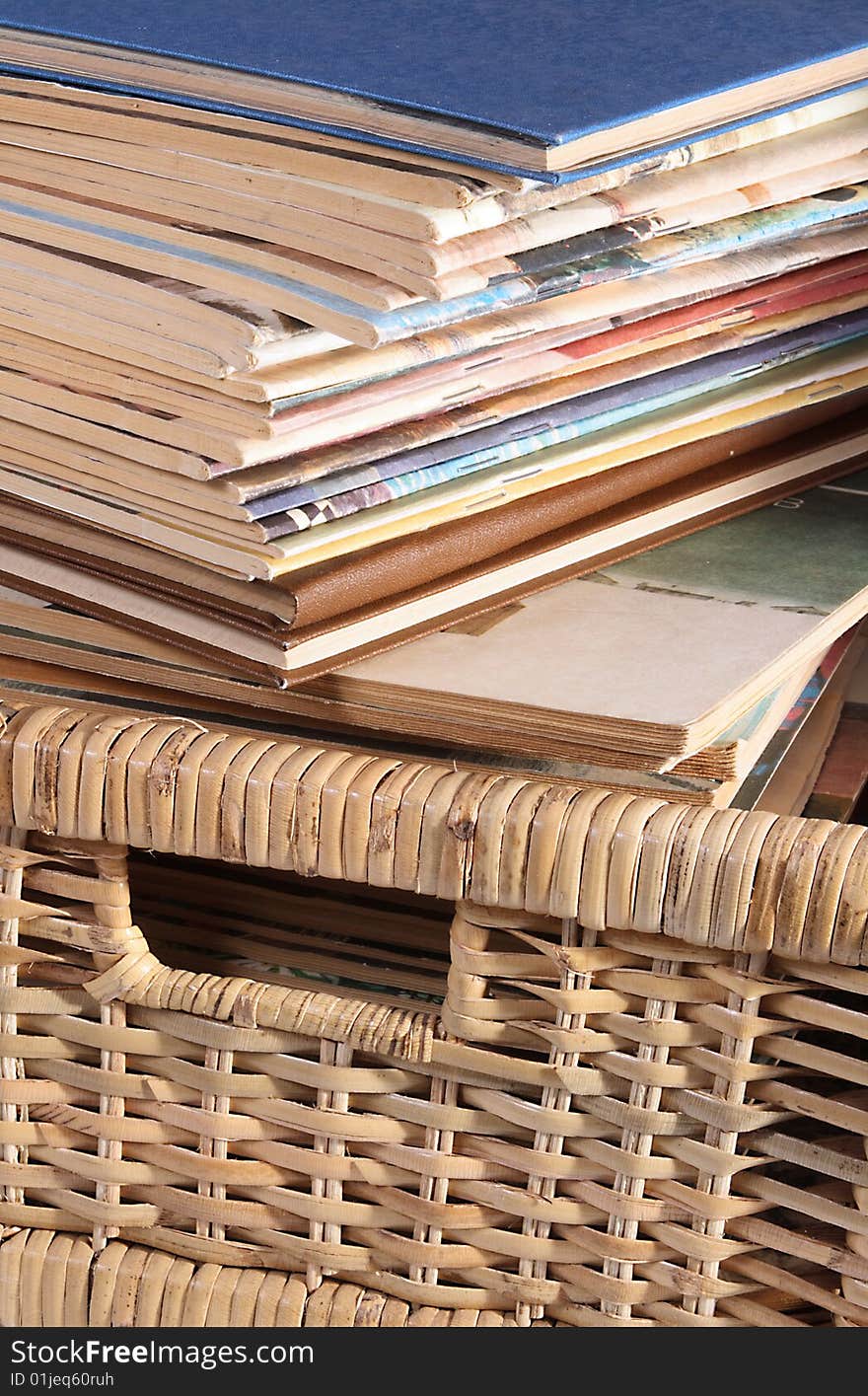 Basket With Magazines