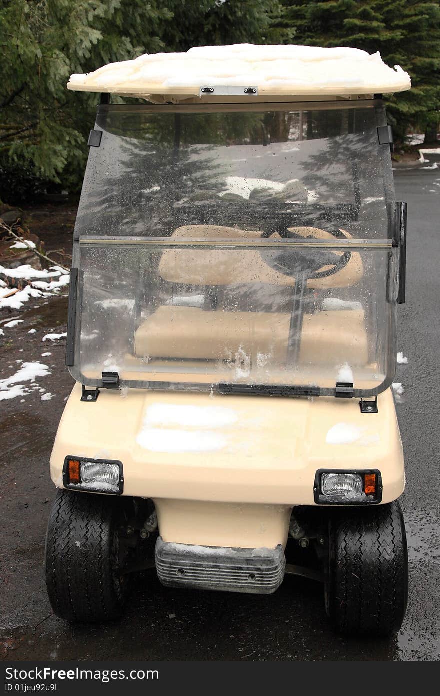 Golf cart at hotel