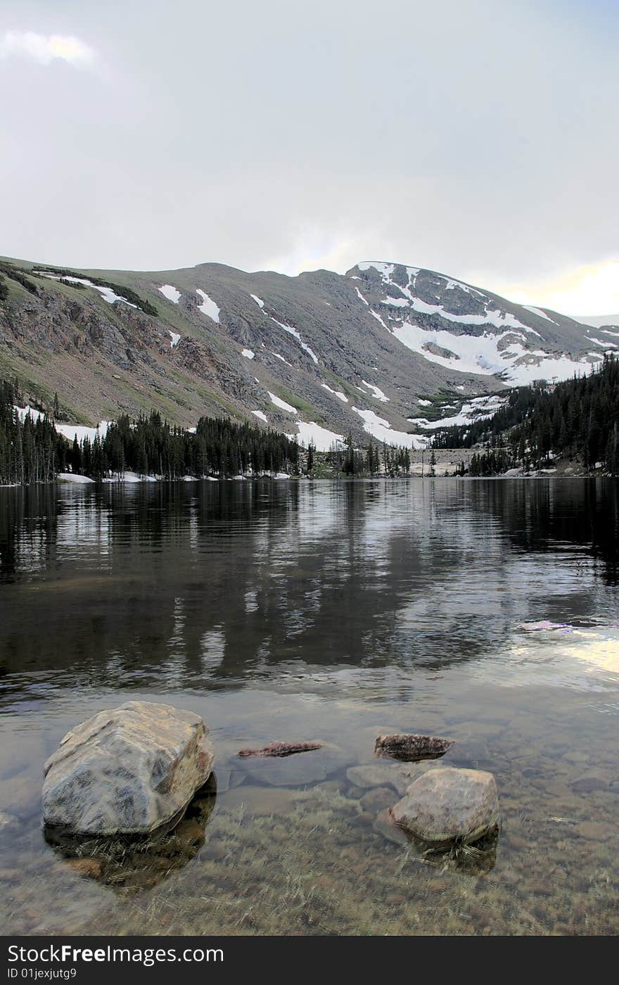 Mountain Lake Landscape