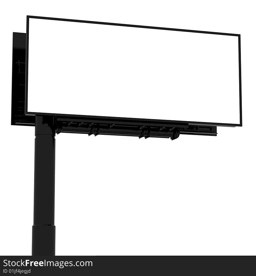 Photo of a blank billboard. Just add your advertisement. Photo of a blank billboard. Just add your advertisement.