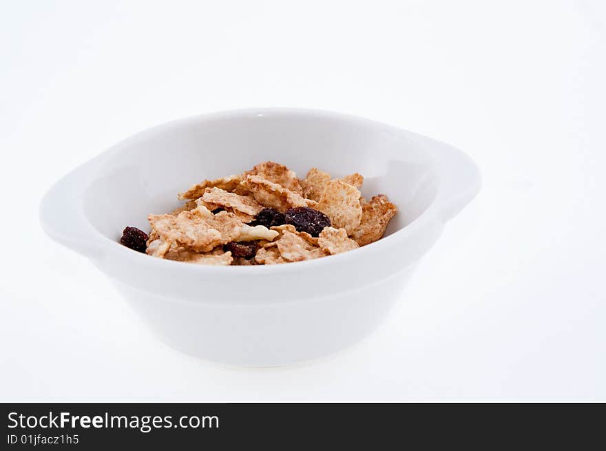 Bowl with cornflakes