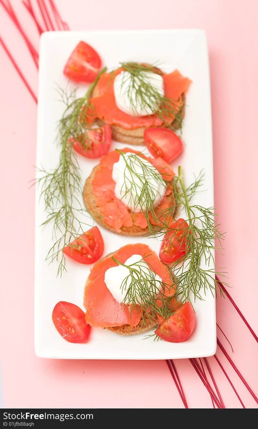 Salmon Hor d oeuvre