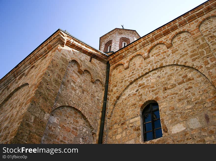 Serbian orthodox monastery, raca, tara mountain, serbia. Serbian orthodox monastery, raca, tara mountain, serbia