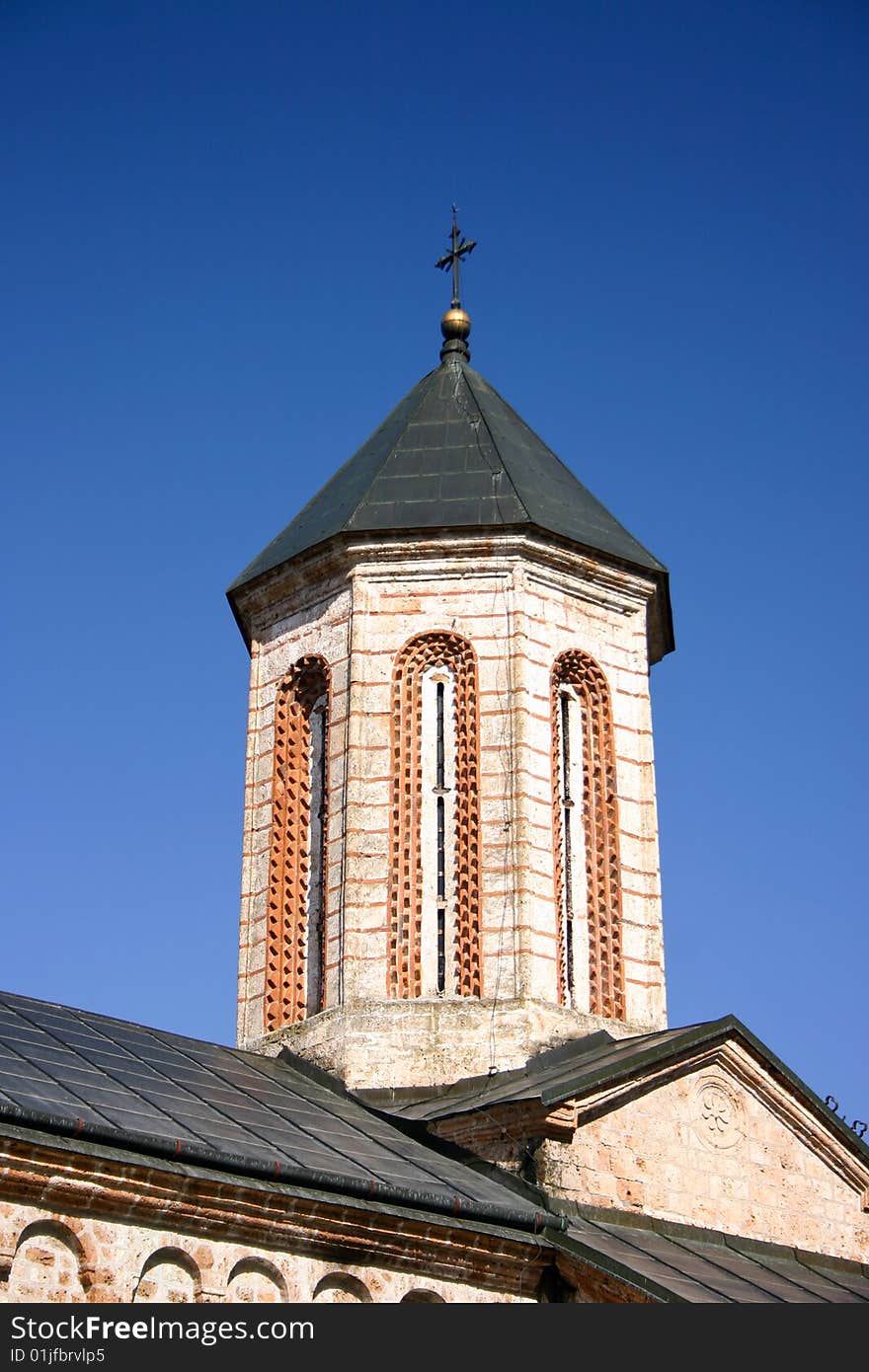 Serbian orthodox monastery, raca, tara mountain, serbia. Serbian orthodox monastery, raca, tara mountain, serbia