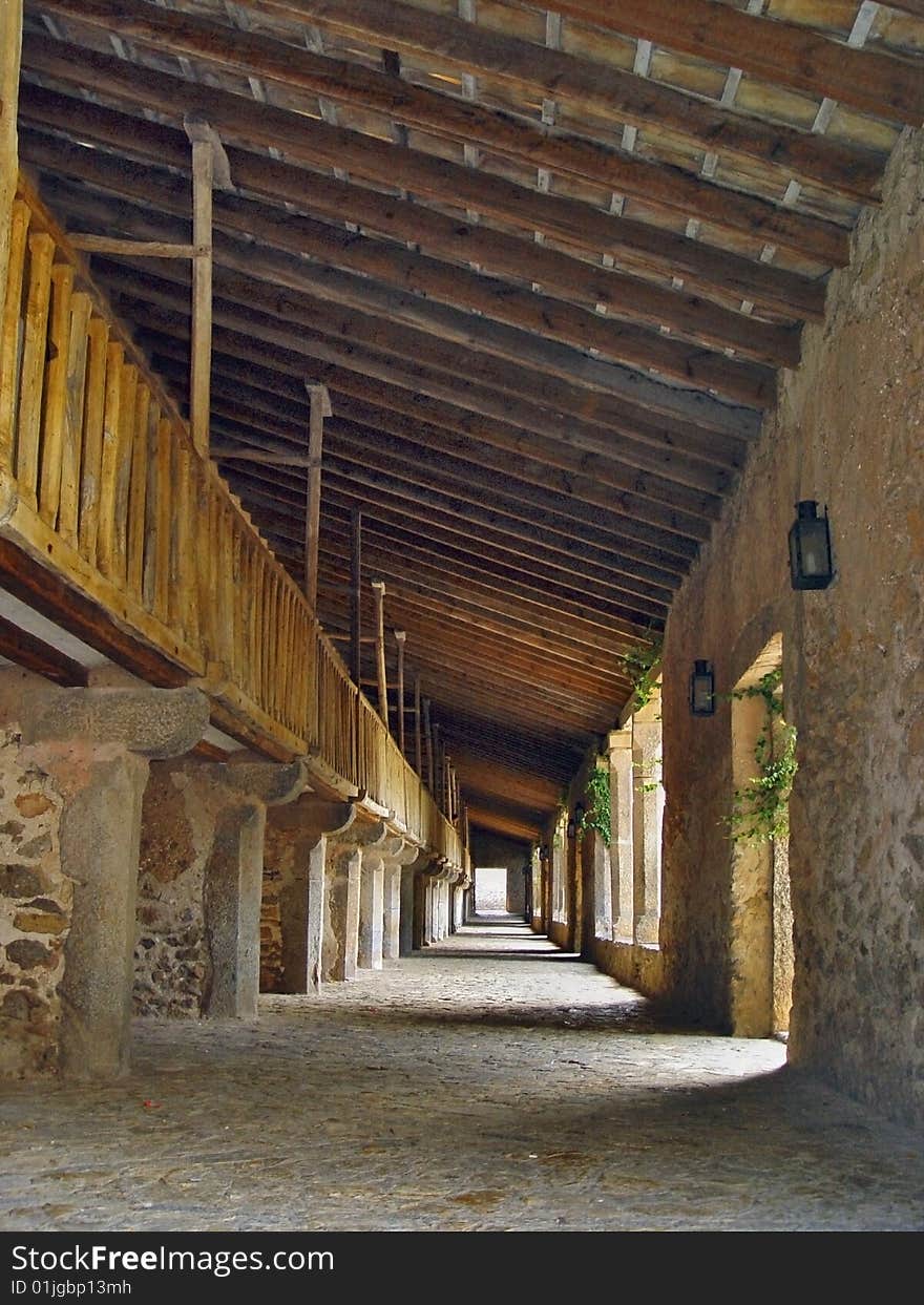 Architectural detail Lluc monastery in Mallorca, Spain. Architectural detail Lluc monastery in Mallorca, Spain