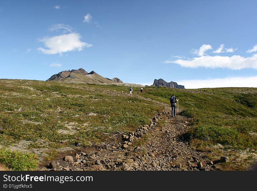 Track in Iceland