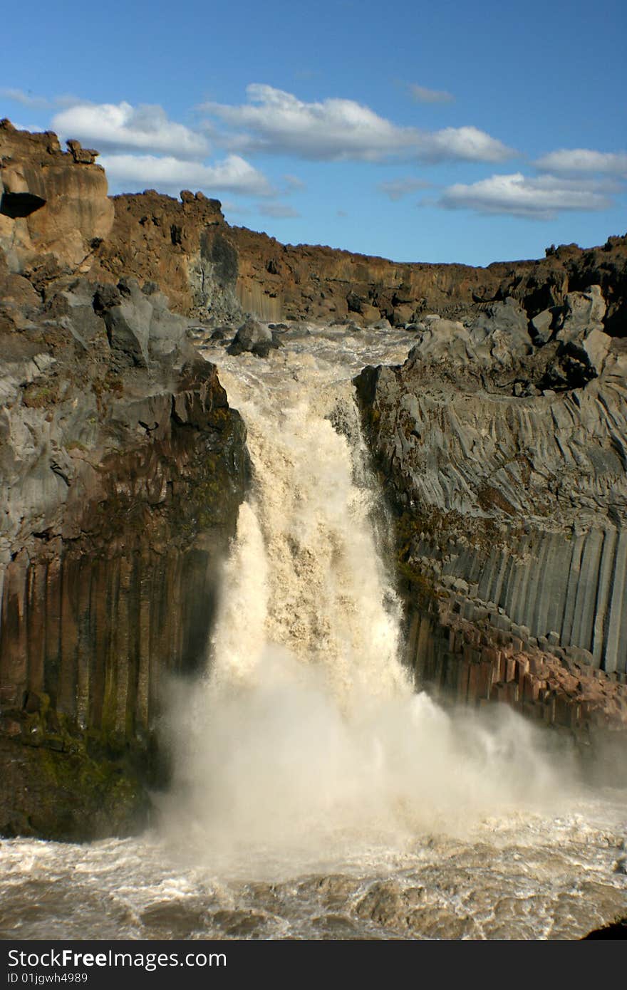 Powerful waterfall