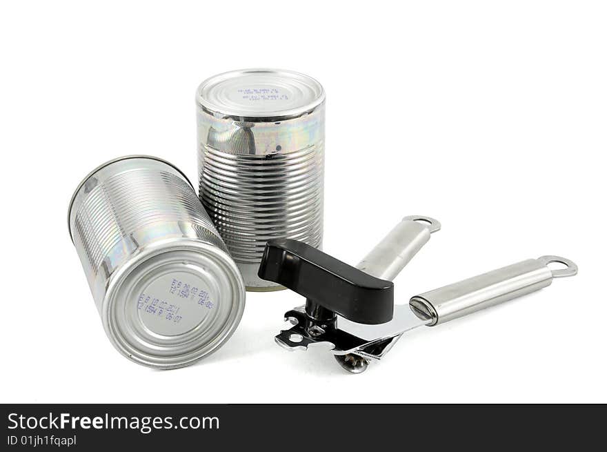 Cans and opener