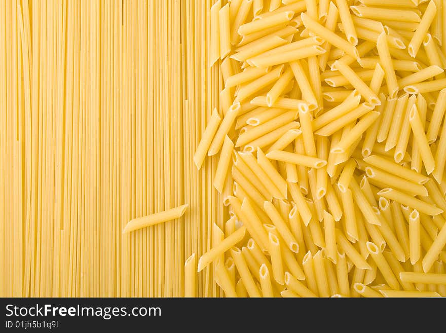 Uncooked pasta