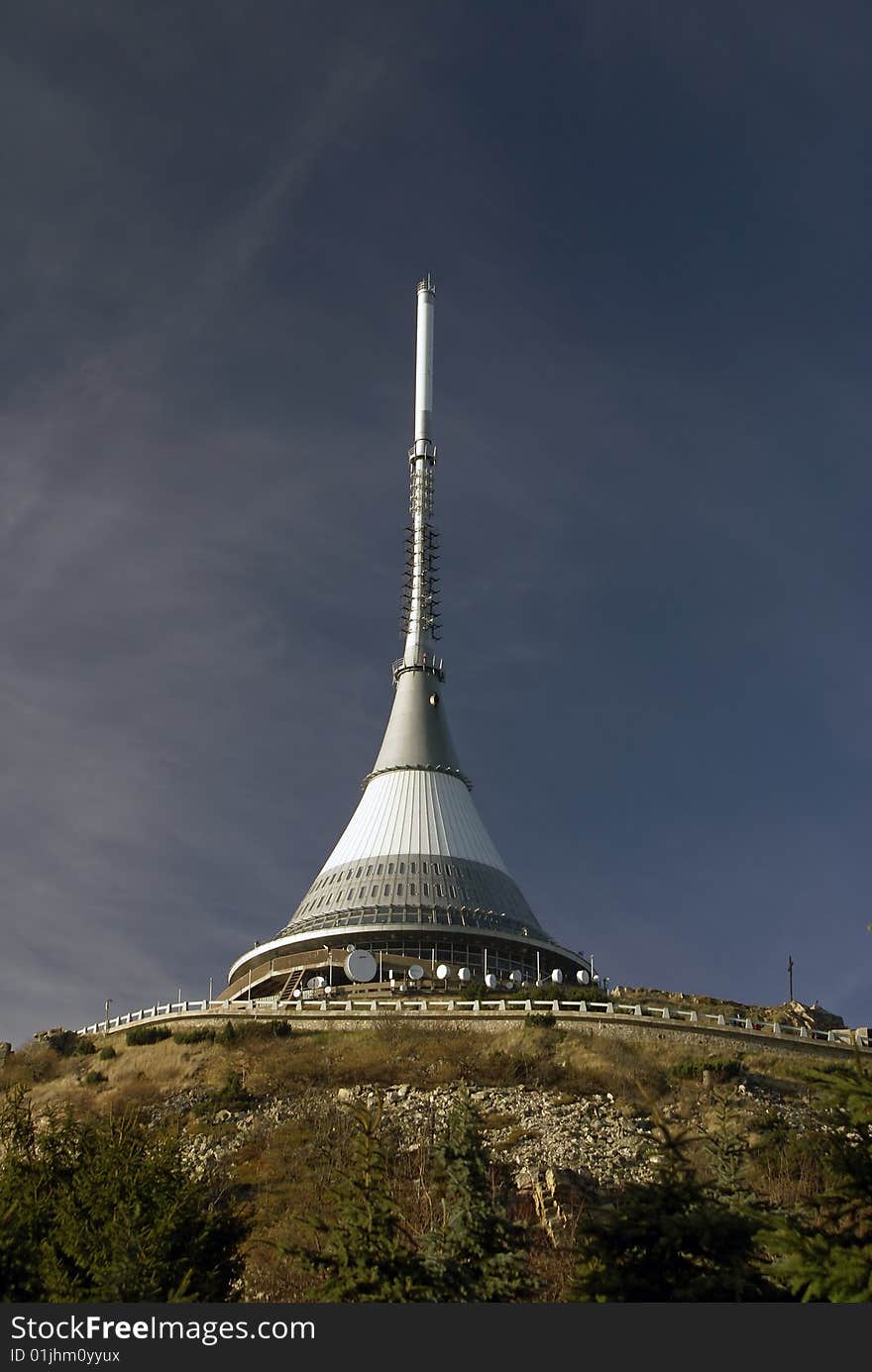 Ještěd hotel & TV tower, Liberec, Czech Republic