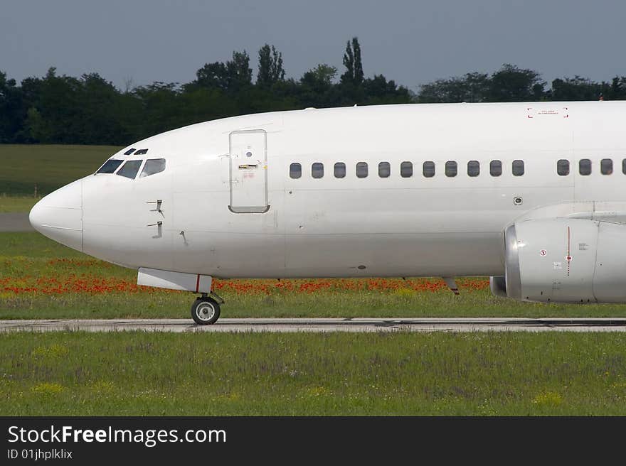 Jet Airplane Taxiing