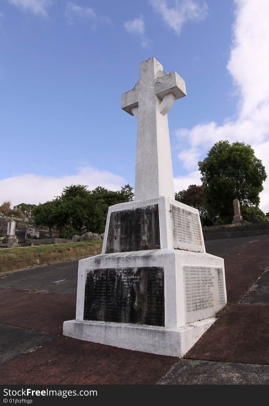 Cemetery cross