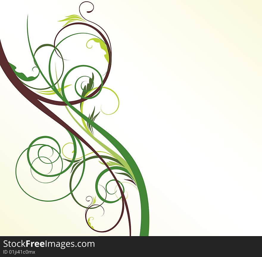 Light Floral Background