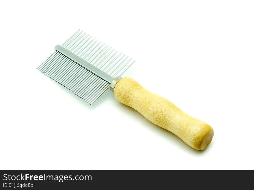 Comb isolated over white background