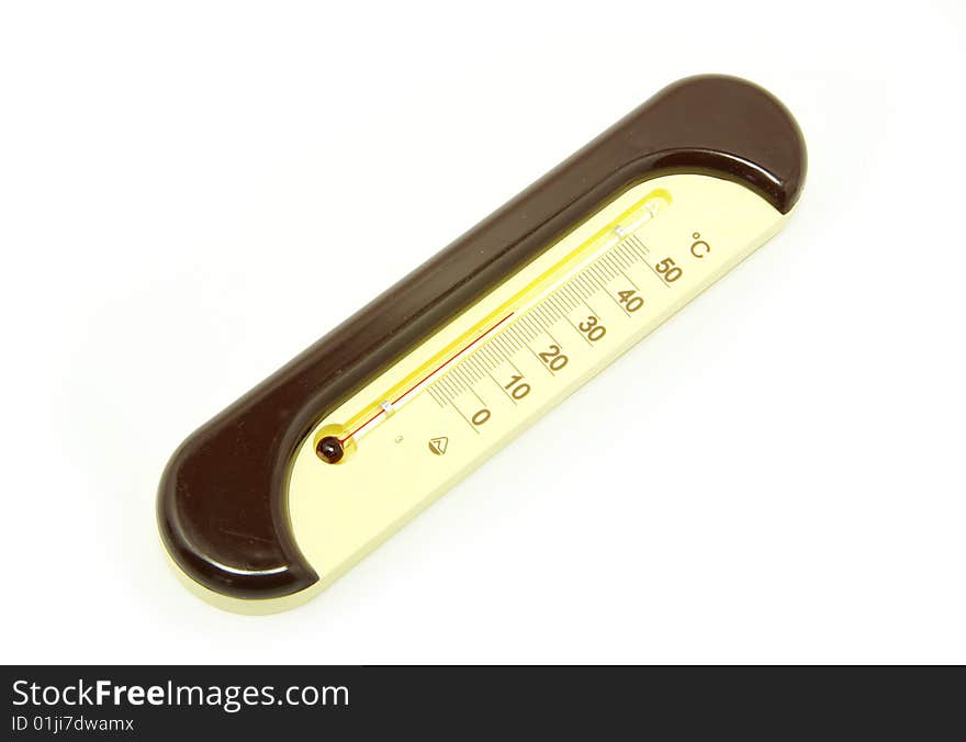 Thermometer isolated on a white