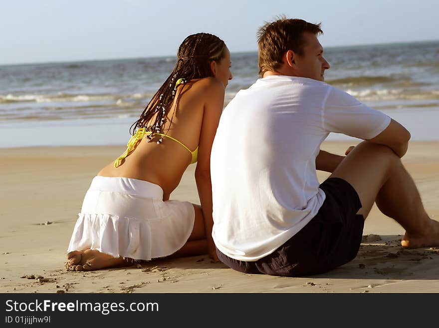 Couple at the beach