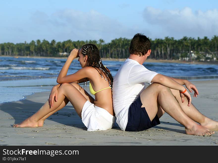 Couple at the beach