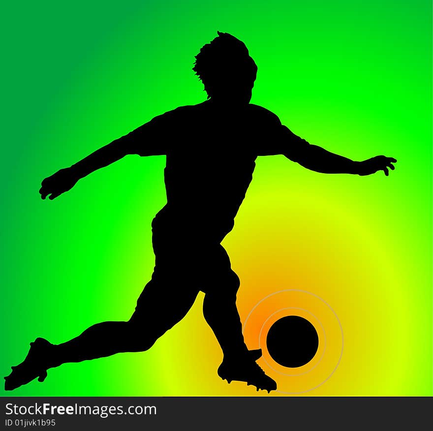 Player With A Ball.