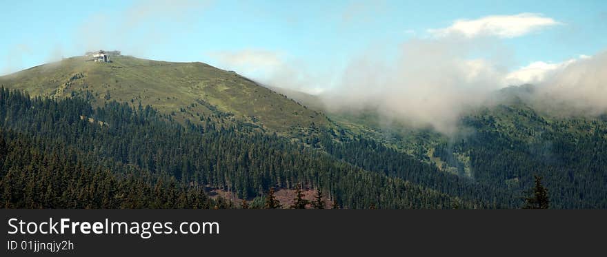 Panorama of Alps