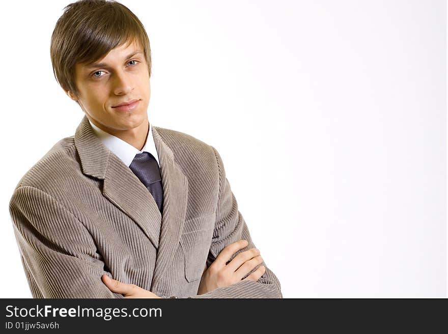 Portrait Of A Smiling Young Businessman